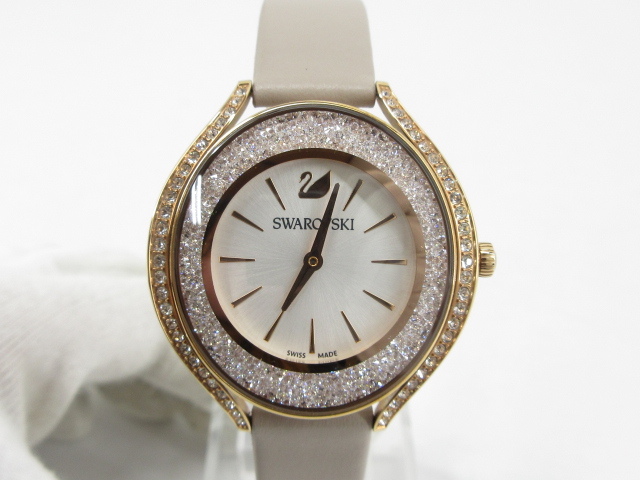 n51321-ap б/у VSWAROVSKI Swarovski CRYSTALLINE AURA crystal 5519450 кварц наручные часы [171-251127]