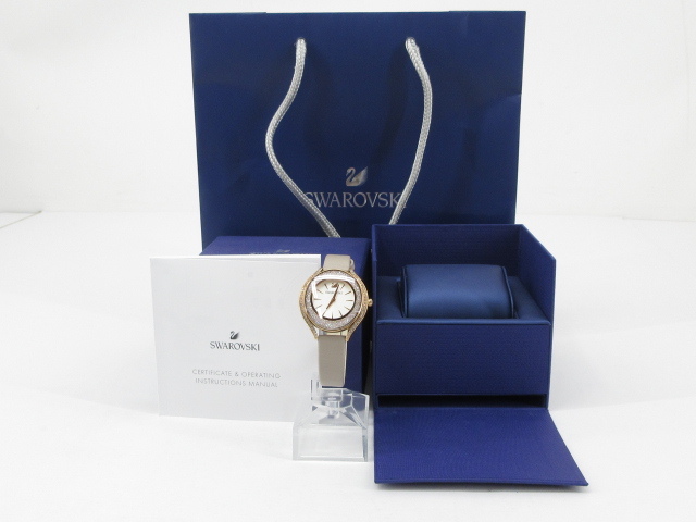 n51321-ap б/у VSWAROVSKI Swarovski CRYSTALLINE AURA crystal 5519450 кварц наручные часы [171-251127]