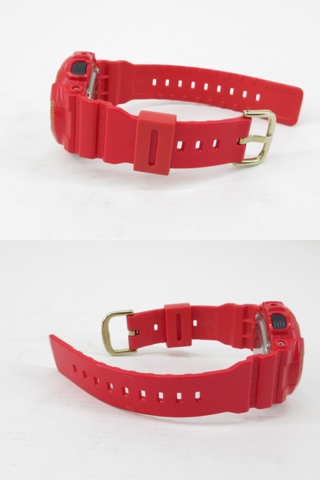 k71010-ap [送料650円]中古▼BABY-G ベビーG DIGITAL-ANALOG BA-110VLA-4AJR デジアナ クォーツ レッド 腕時計 [154-251115]_画像5