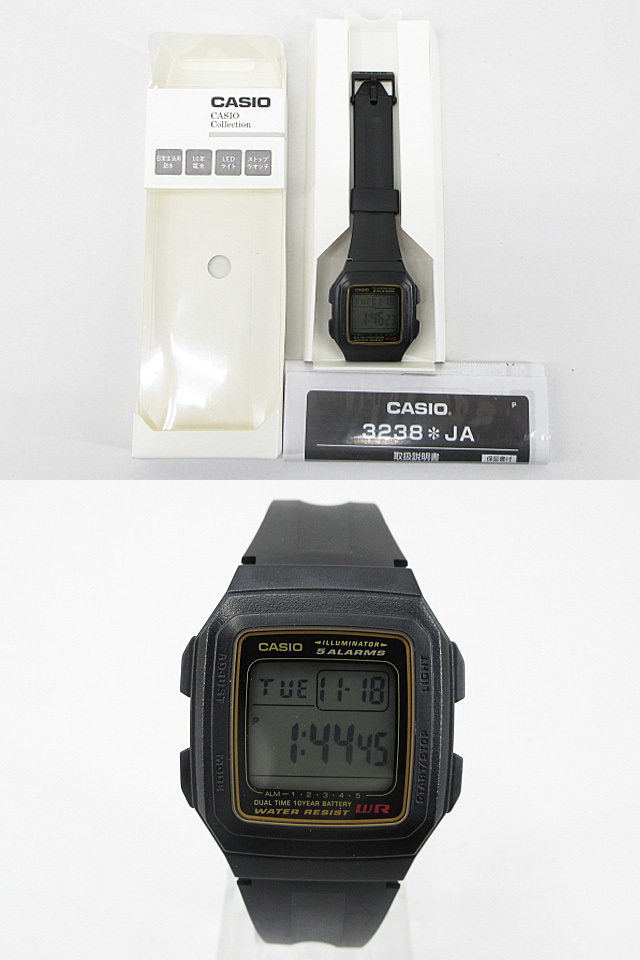 k71029-ap [送料650円]中古▼CASIO Collection カシオ コレクション クォーツ デジタル デジアナ 腕時計 稼働品 4点セット [155-251119]_画像2