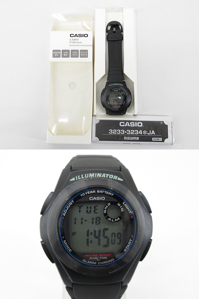 k71029-ap [送料650円]中古▼CASIO Collection カシオ コレクション クォーツ デジタル デジアナ 腕時計 稼働品 4点セット [155-251119]_画像4