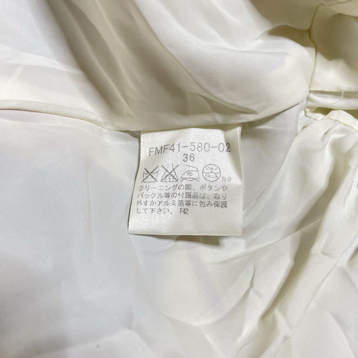 E28 Burberry BLUE LABEL バーバリー ブルーレーベル ワンピース ドレス アイボリー チェック レディース 冬服 秋冬 オシャレ ハイブランド_画像5