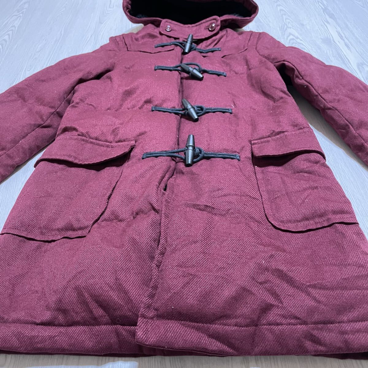 E45 MOUSSY マウジー ダッフルコート ワインレッド 冬服 秋冬 オシャレ ハイブランド 美品_画像2