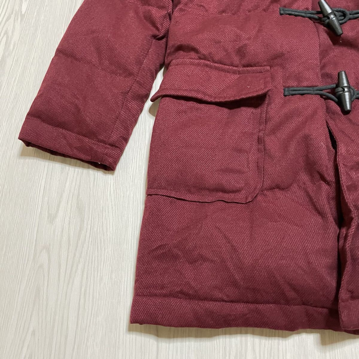 E45 MOUSSY マウジー ダッフルコート ワインレッド 冬服 秋冬 オシャレ ハイブランド 美品_画像6