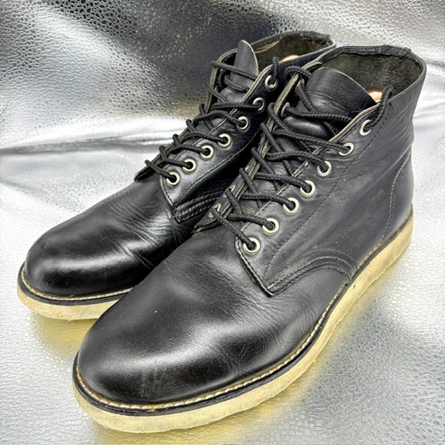 ★BCR★ブーツ/26.5cm/カジュアルシューズ/ショートブーツ/ワークブーツ/革靴/黒_画像1