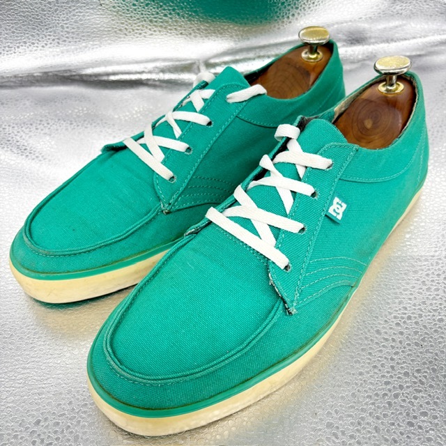 ★DC SHOES ディーシーシューズ★スニーカー/26.5cm/カジュアルシューズ/ビジネスシューズ/ショートブーツ/スポーツシューズ/グリーン_画像1