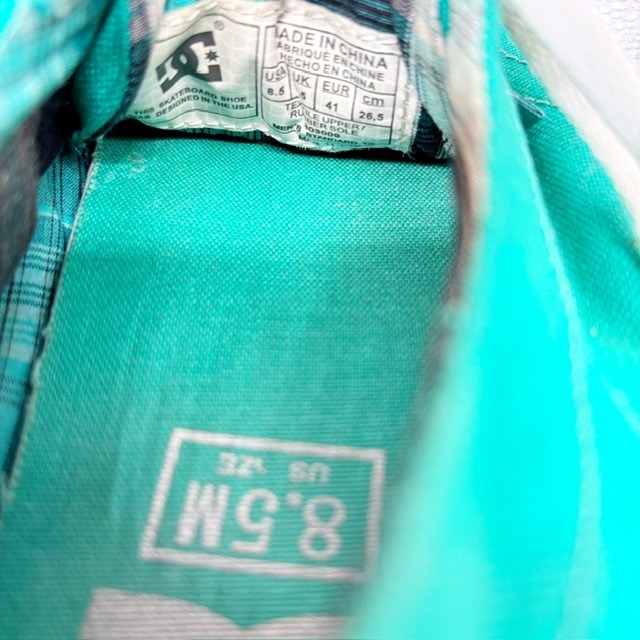 ★DC SHOES ディーシーシューズ★スニーカー/26.5cm/カジュアルシューズ/ビジネスシューズ/ショートブーツ/スポーツシューズ/グリーン_画像9