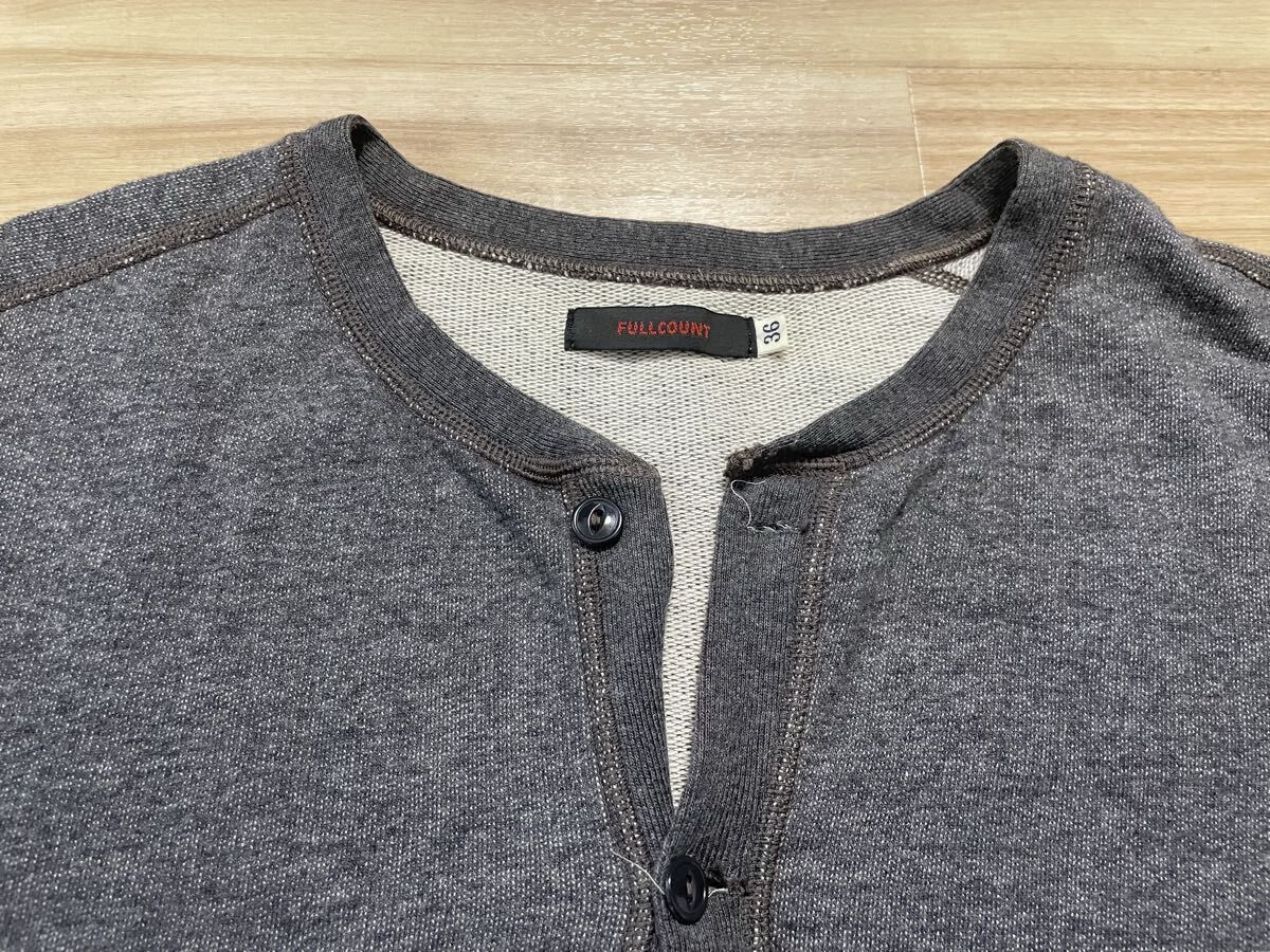  Fullcount 7 минут рукав застежка с планкой cut and sewn 36(S~M)