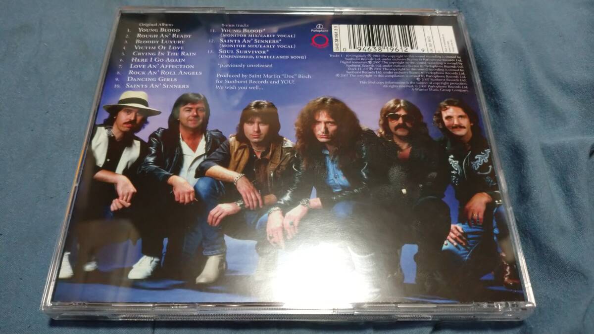 WHITESNAKE ホワイトスネイク 「Saints & Sinners」 CD リマスター ボーナス・トラック_画像3
