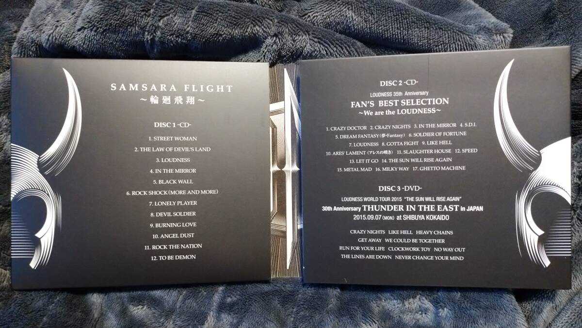 LOUDNESS 「SAMSARA FLIGHT ～輪廻飛翔～」 限定生産盤 2CD + DVD_画像2