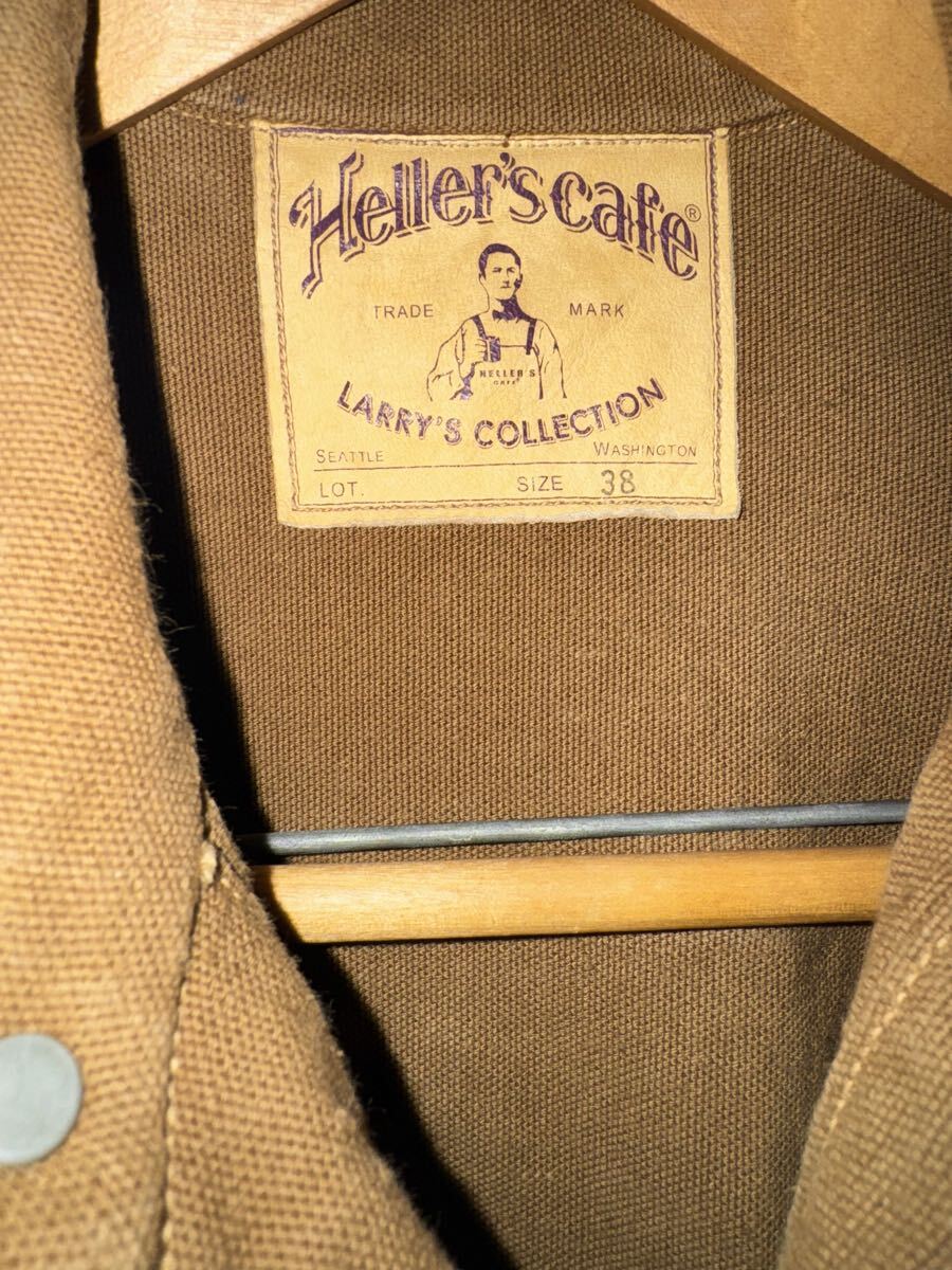 HELLER'S CAFE ヘラーズカフェ ノンパレイル　warehouse デニム ダック ラリー 件) ウエアハウス ジョングラッコー カーハート vintage_画像3