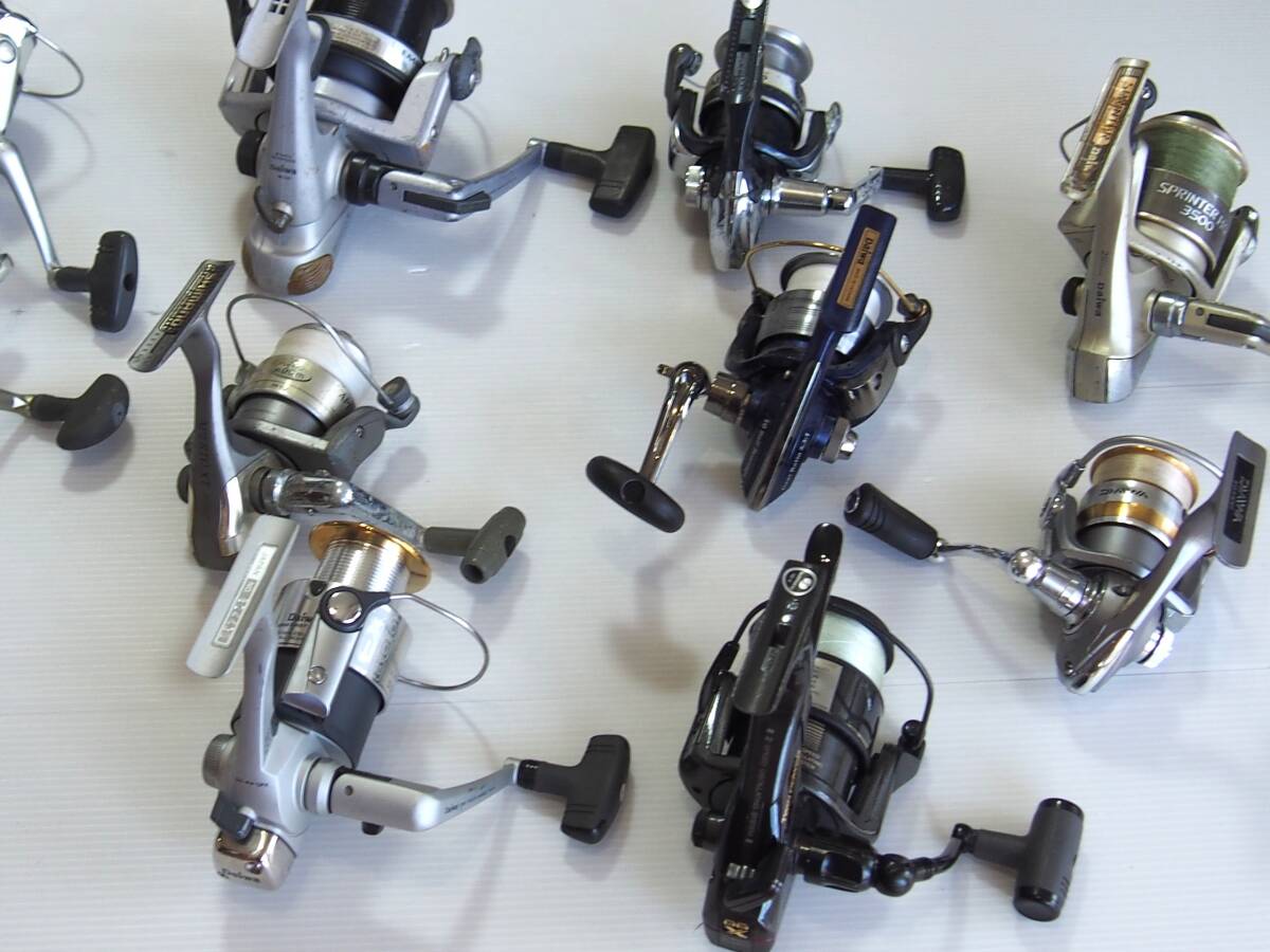 ** вращающийся катушка 10 шт. много Shimano Daiwa и т.п. б/у **