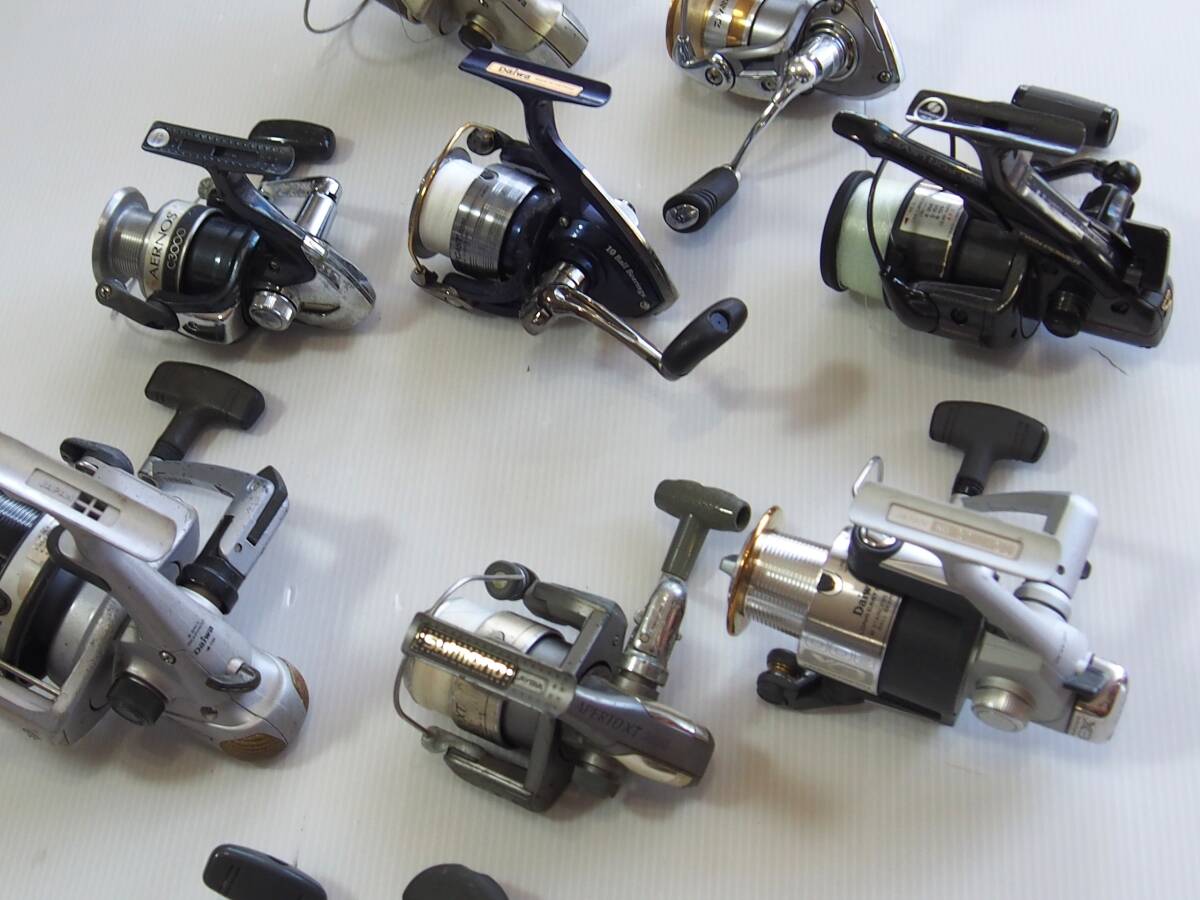 ** вращающийся катушка 10 шт. много Shimano Daiwa и т.п. б/у **
