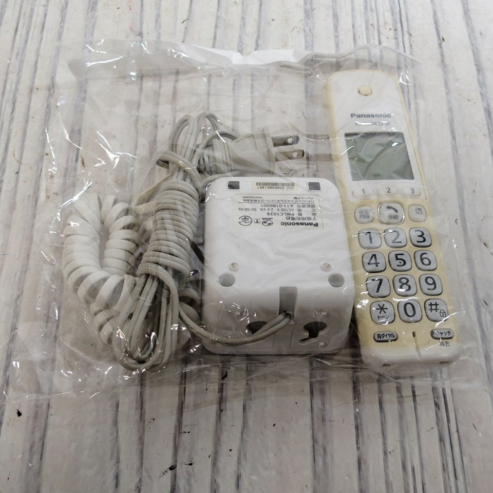 f002 KAI(80) Panasonic パナソニック FAX 電話機 パーソナルファクス KX-PD503 子機KX-FKD602-W 現状_画像9
