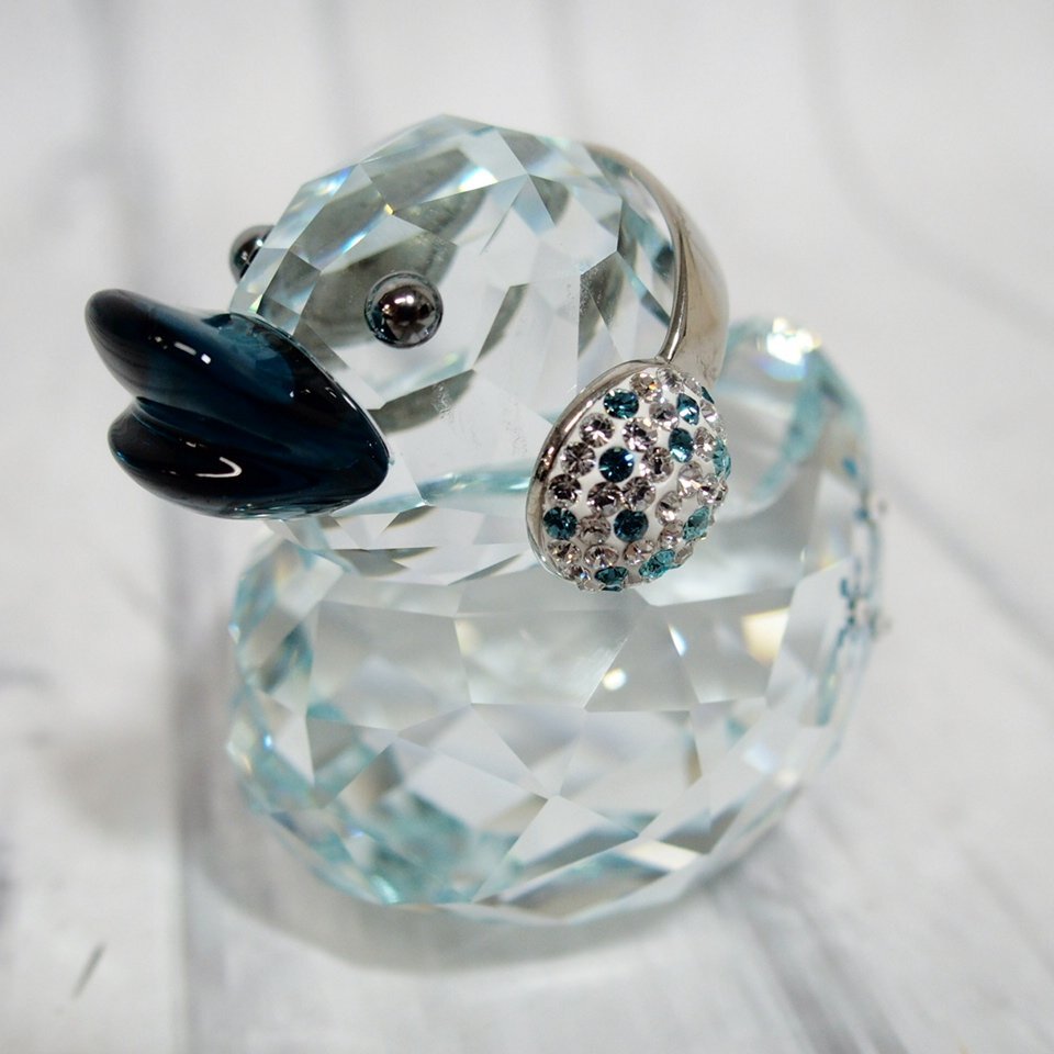 f002 Y1 прекрасный товар Swarovski SWAROVSKI happy Duck Happy Duck Snowflake 5136374 crystal украшение произведение искусства интерьер 