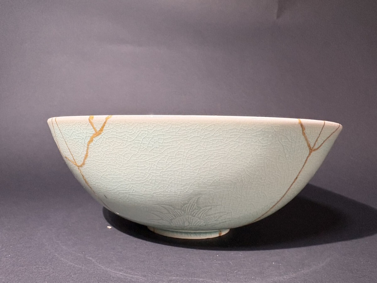 申相浩 韓国人間国宝 高麗青磁 鉢_画像3