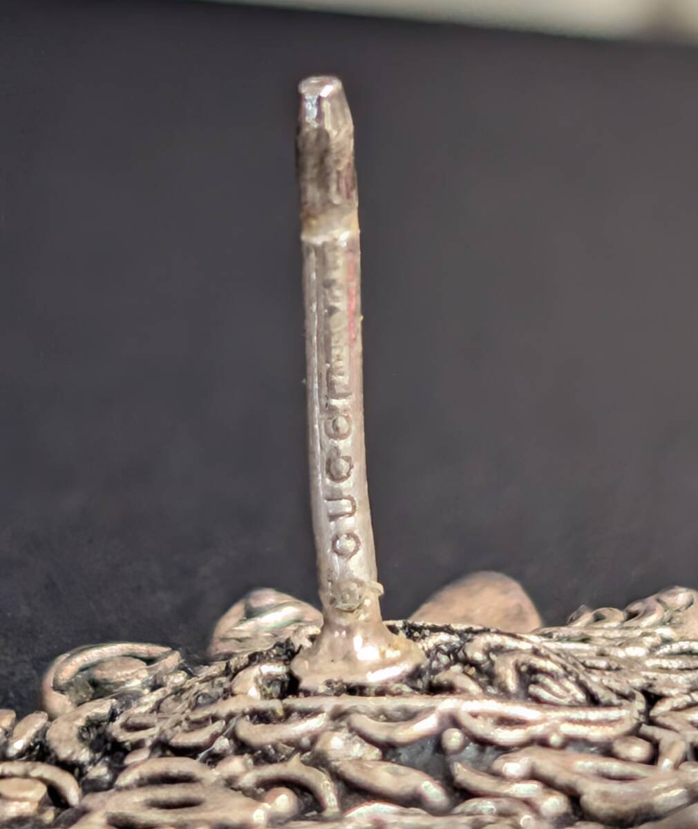 ☆GUCCI グッチ フラワーモチーフ シルバー ピアス　Ag925　片耳のみ_画像4