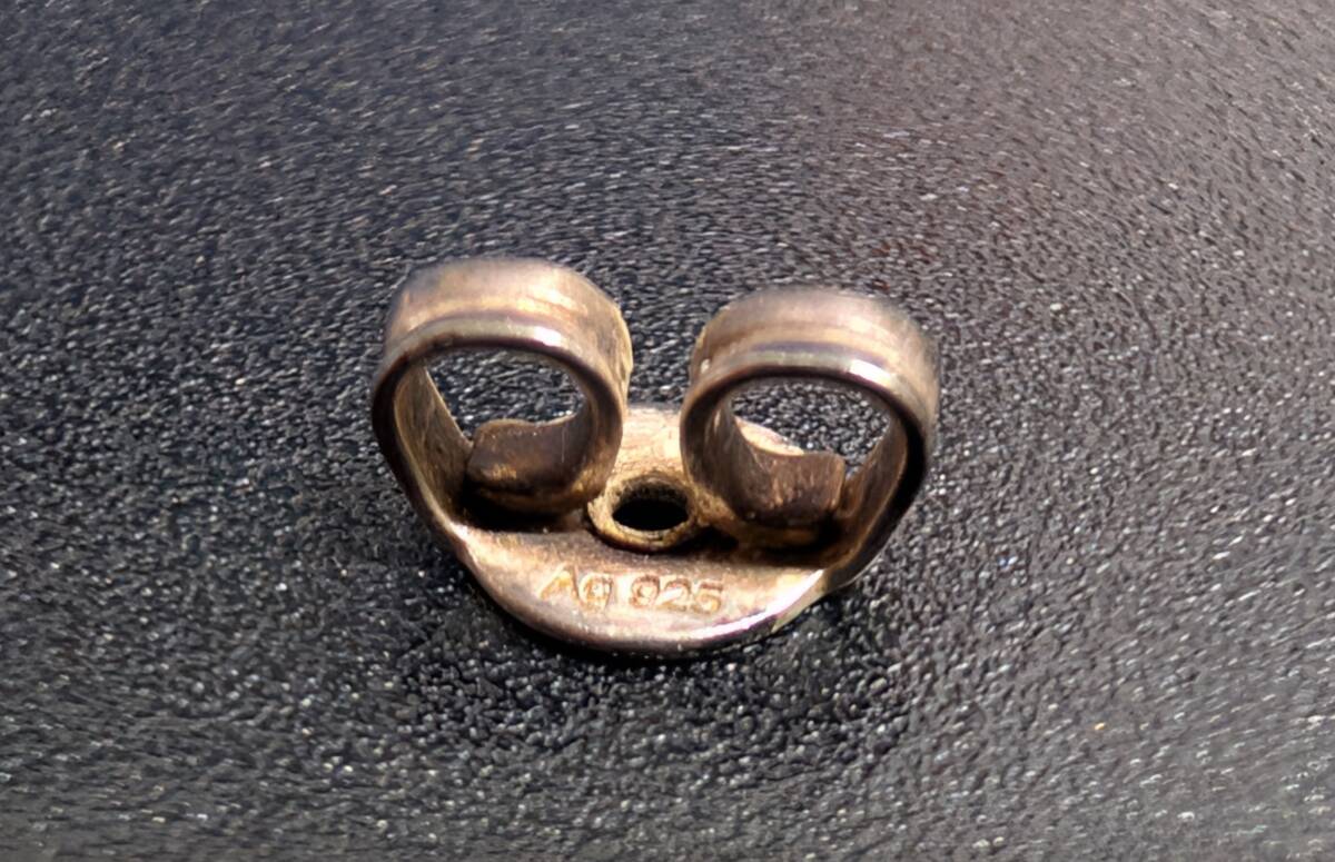 ☆GUCCI グッチ フラワーモチーフ シルバー ピアス　Ag925　片耳のみ_画像5