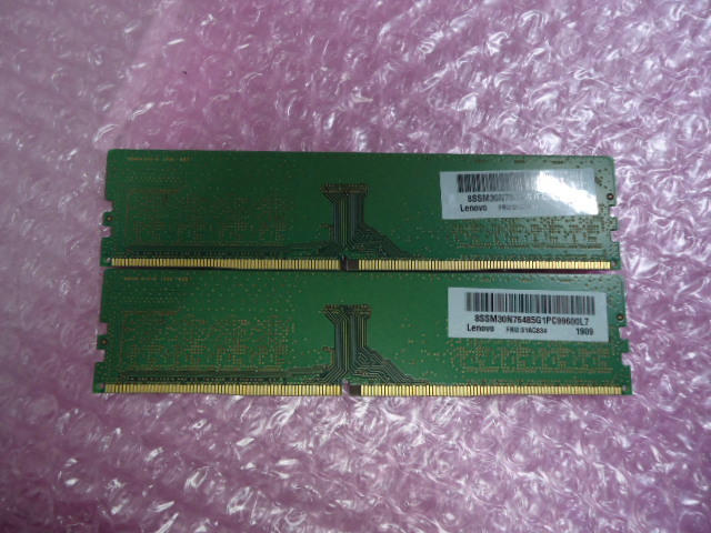 7099★SAMSUNG DDR4 PC4-2666V 8GB×2　計16GB 動作品_画像3