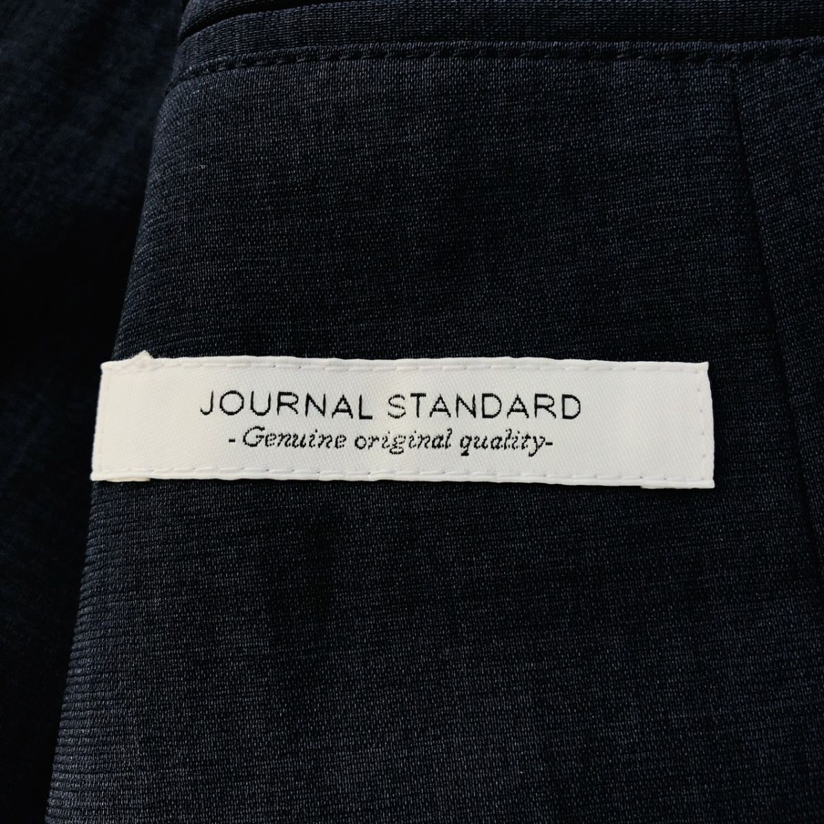 【美品/着心地◎】JOURNAL STANDARD ジャーナルスタンダード セットアップスーツ ストレッチ 本切羽 ネイビー Sサイズ ビジカジ _画像3