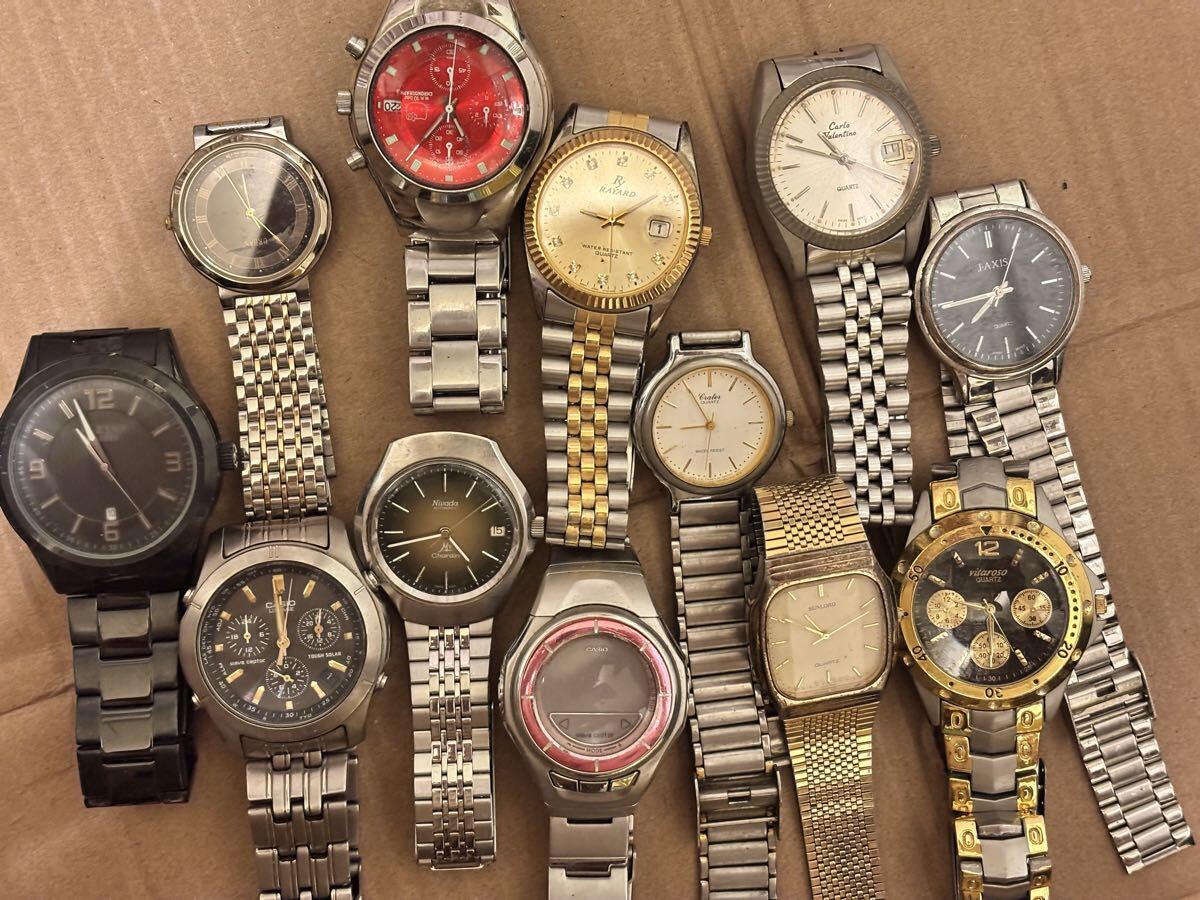 腕時計 RADO/ Nivada/COGU/SEIKO/CITIZEN /CASIO/ 他色 まとめて（200）点 レディース メンズ 大量腕時計 自動巻き 手巻き ジャンク_画像7