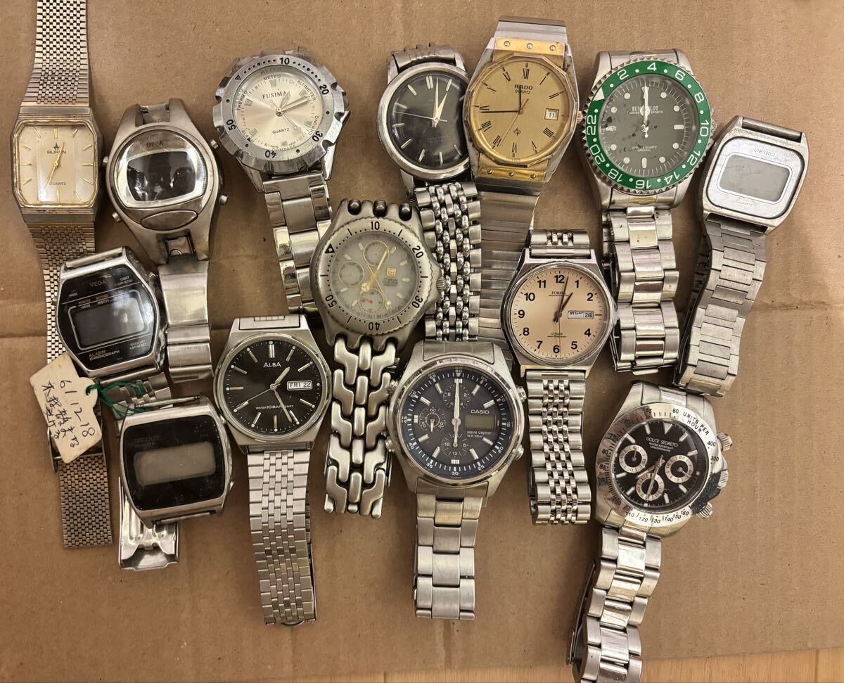 腕時計 RADO/ Nivada/COGU/SEIKO/CITIZEN /CASIO/ 他色 まとめて（200）点 レディース メンズ 大量腕時計 自動巻き 手巻き ジャンク_画像8