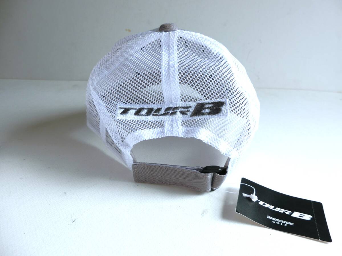 ブリヂストン　ゴルフ　ハーフメッシュ キャップ　フリーサイズ（56cm～59cm調整可）　未使用　新品　BRIDGESTONE GOLF TOUR B_画像6