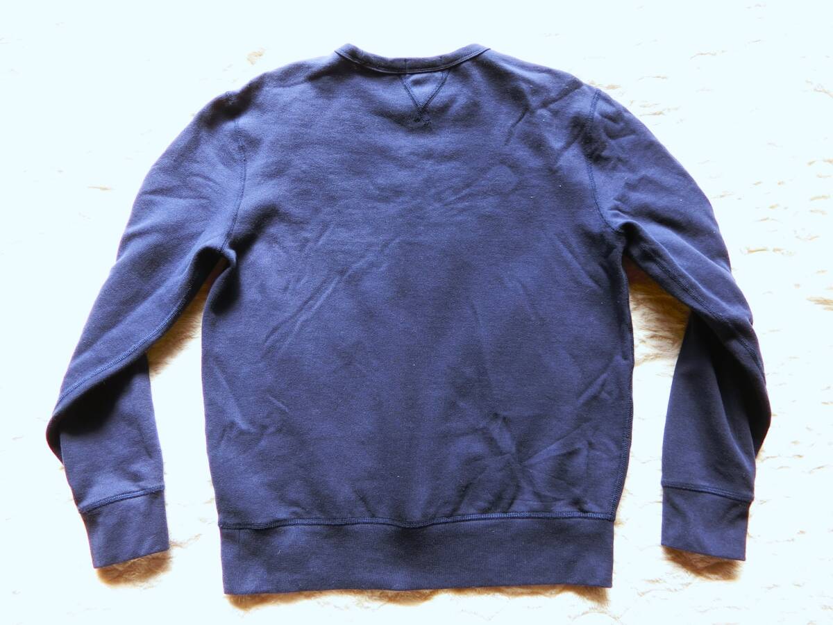 Ralph Lauren　ラルフローレン　両V スウェット　メンズ　Mサイズ　ネイビー　裏起毛　トレーナー　濃紺_画像6