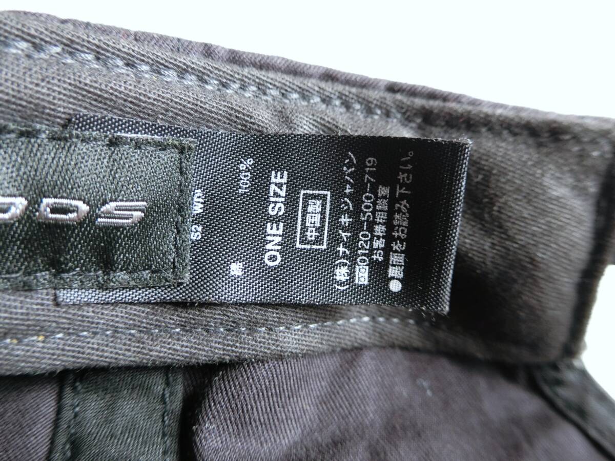 NIKE　90s 00s ナイキ ゴルフ　タイガーウッズ　キャップ　FREEサイズ　メンズ TIGER WOODS　ヴィンテージ　黒　ブラック　スウッシュ_画像10