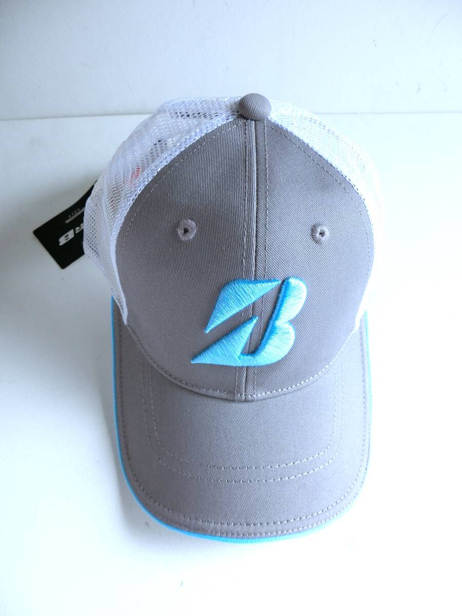 ブリヂストン　ゴルフ　ハーフメッシュ キャップ　フリーサイズ（56cm～59cm調整可）　未使用　新品　BRIDGESTONE GOLF TOUR B_画像1