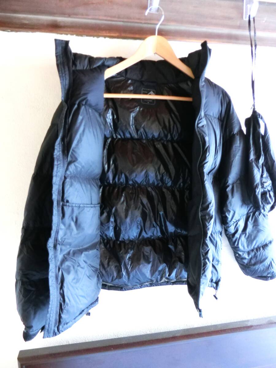 ワークマン　リペアテック　洗えるフュージョンダウン スタンド ブルゾン　メンズ　Mサイズ　黒　ブラック　収納ポーチ付き　ジップイン_画像3