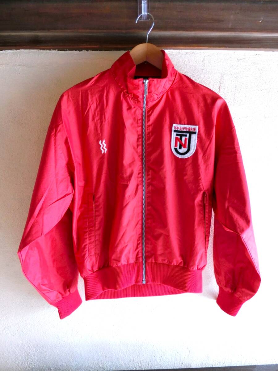 日本女子体育大学　陸上競技部　トラックジャケット　Mサイズ　ミズノ　ウインドブレーカー　ブルゾン　ジャージ　_画像1