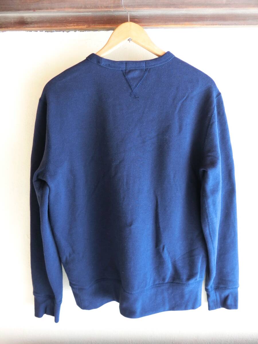 Ralph Lauren　ラルフローレン　両V スウェット　メンズ　Mサイズ　ネイビー　裏起毛　トレーナー　濃紺_画像3