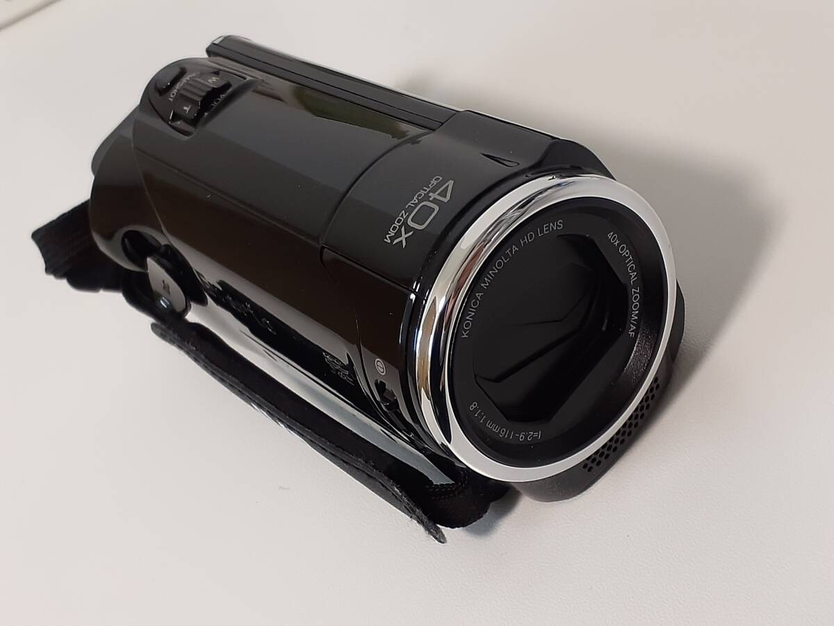 JVCケンウッド　エブリオGZ-HM280　ビデオカメラ ダブルSDカードスロット箱、取説、予備バッテリー、ケーブル 美品　通電確認済み_画像9