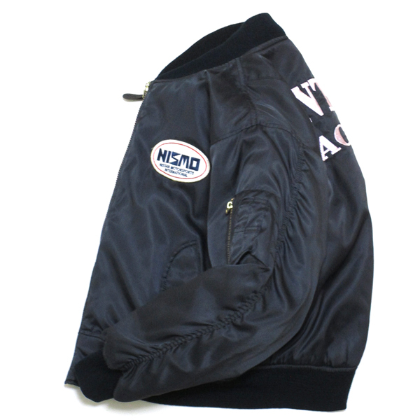 超希少! 80's ビンテージ NISMO ニスモ GLEEMAN製 背面刺繍 カスタム MA-1 ジャケット ♪trd フライト alpha NISSAN 無限 gtr 旧車 f1 90s_画像3
