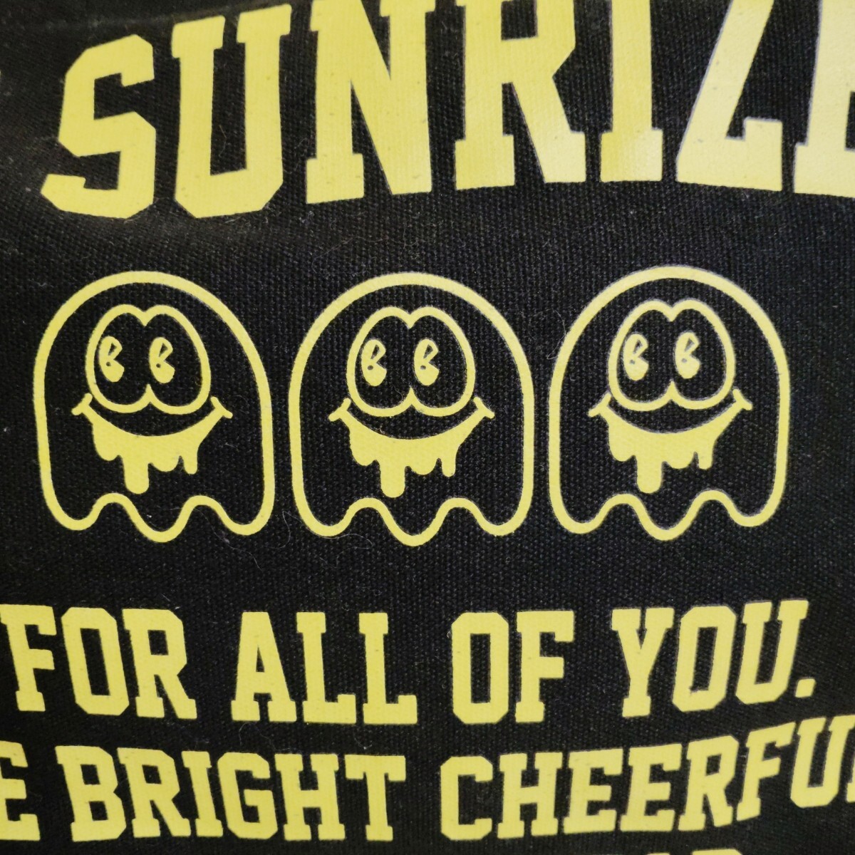 CO&LU　ココルル　トートバッグ　大型バッグ　キャンバス　FIRST SUNRISE 2013　黒　鞄_画像5