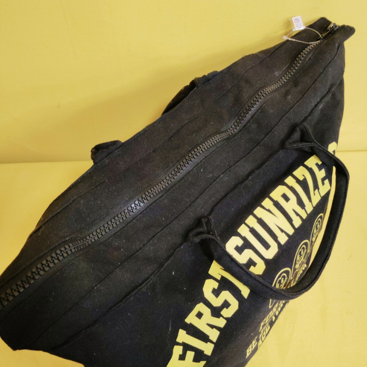 CO&LU　ココルル　トートバッグ　大型バッグ　キャンバス　FIRST SUNRISE 2013　黒　鞄_画像7