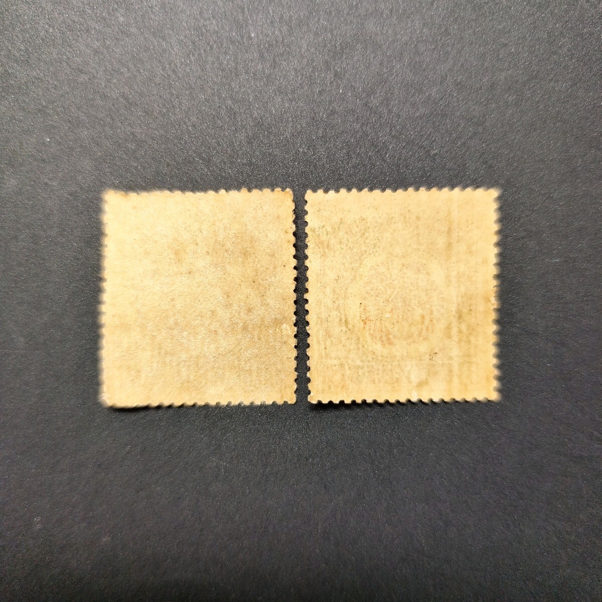 裕仁立太子礼記念 「オシドリの文様」 2種 1916年 (大正5年)_画像2