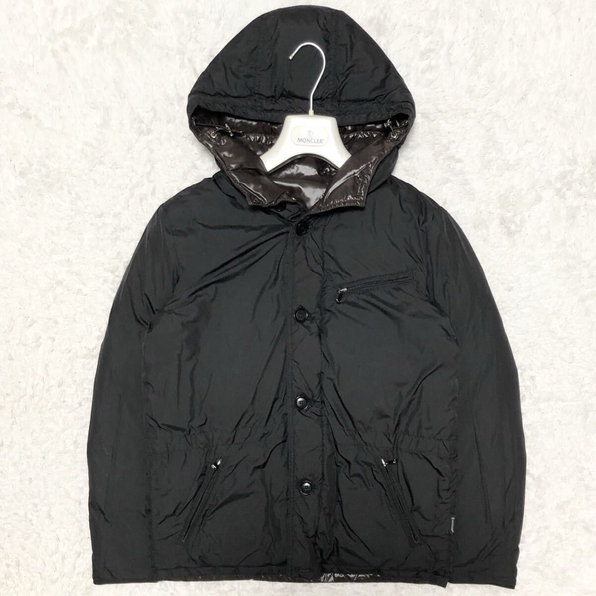 廃盤品 moncler モンクレール ハリウッド リバーシブル　ダウンジャケット 肩ワッペン ダークブラウン系_画像5