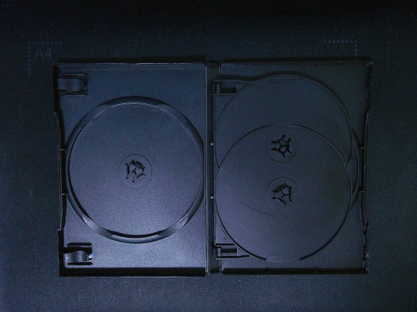 DVDケース　空ケース　4枚組ケース　4収納タイプ　トールケース　パッケージ収納　即決　送料250円　413_画像2