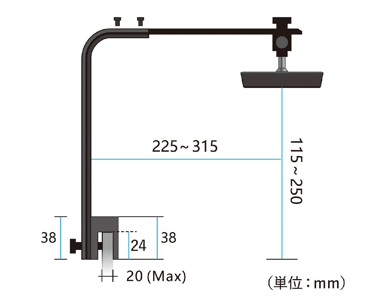 ZOOX リーフウルトラ用マウントアーム　 送料無料 管理80_画像4