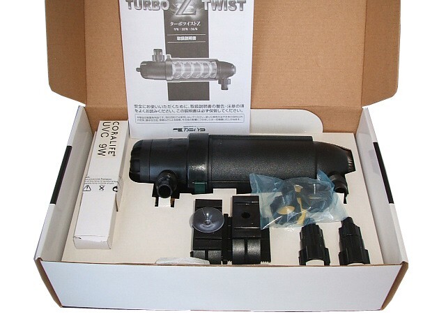 カミハタ ターボツイストＺ9W　UV殺菌灯 水量300L迄 送料無料 管理80_画像3