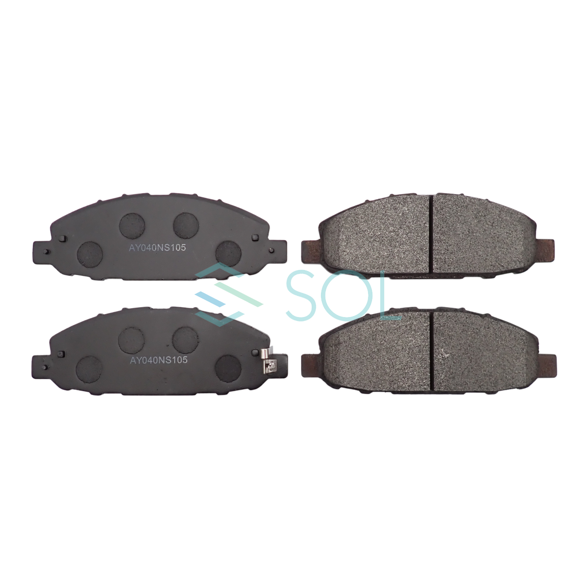 HAPAD 日産 キャラバン VPE25 フロント ブレーキパッド ディスクパッド 左右セット AY040-NS105 AY040-NS154 18時まで即日出荷_画像2