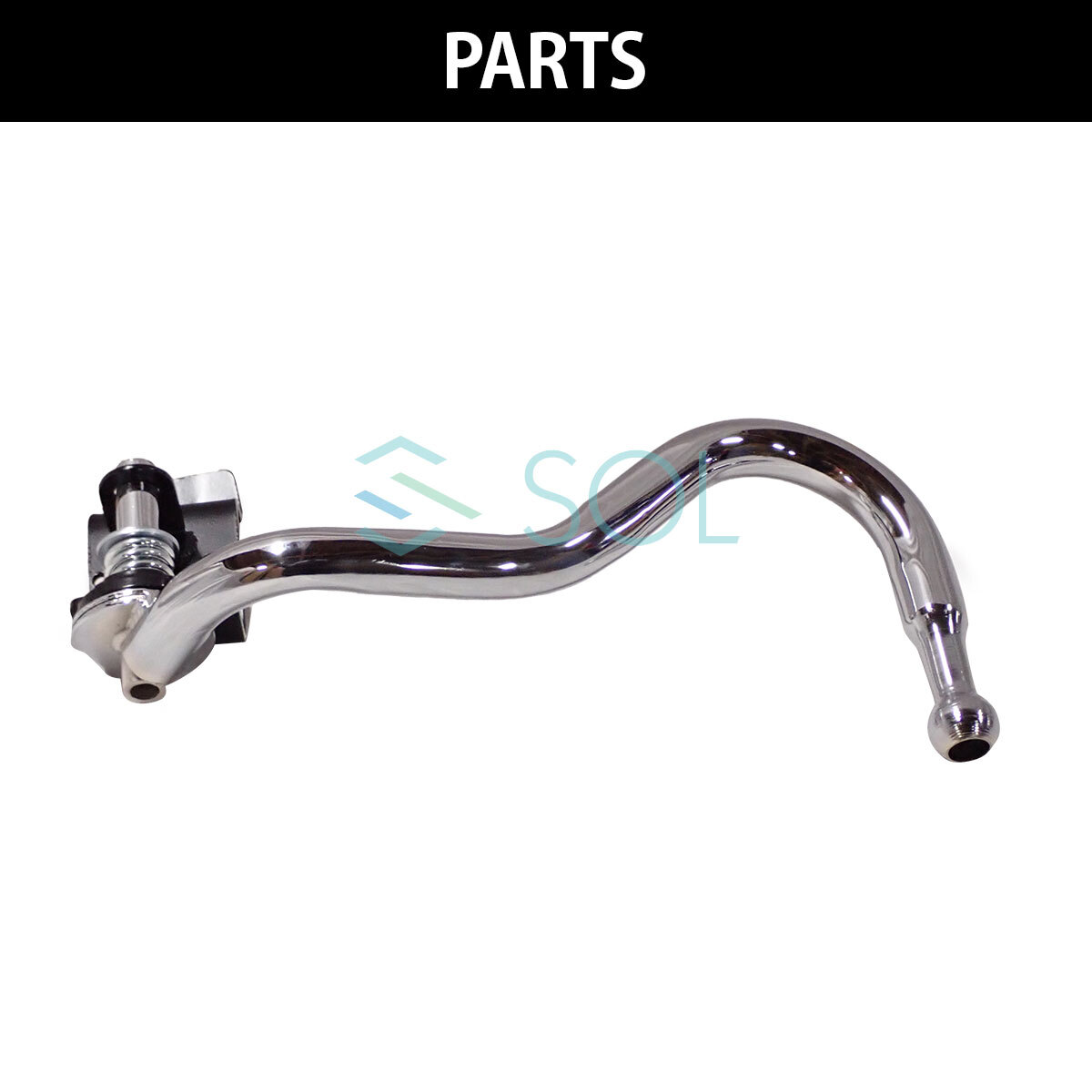 いすゞ 07 エルフ 標準 ローキャブ用 メッキ ミラーステー 右手動 左電動 左右セット サイド ミラーアーム 車種専用設計_画像4