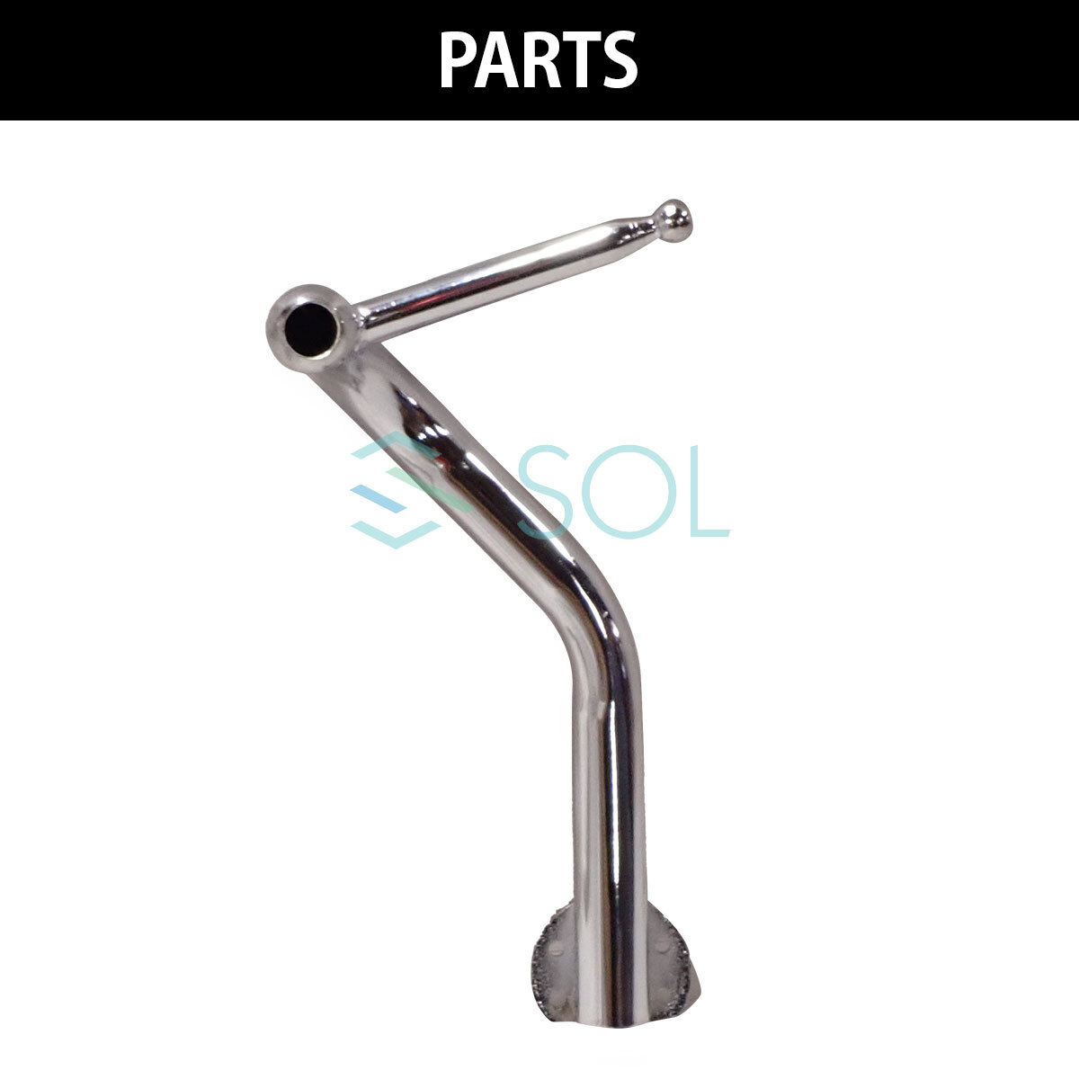 いすゞ 07 エルフ 標準 ローキャブ用 メッキ ミラーステー 右手動 左電動 左右セット サイド ミラーアーム 車種専用設計_画像5