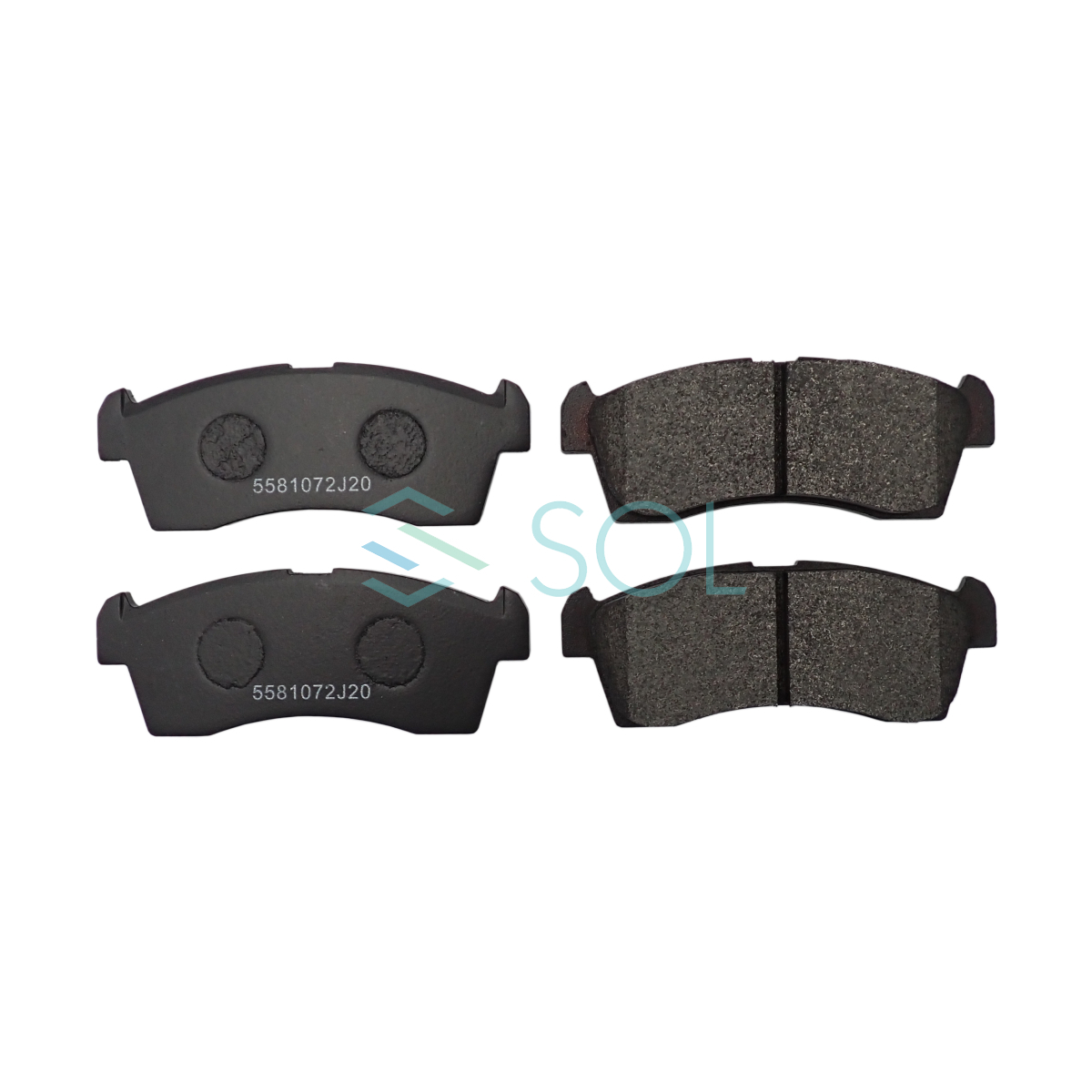 HAPAD スズキ スペーシア MK42S フロント ブレーキパッド ディスクパッド 左右セット 55810-72J20 55311-75F21 18時まで即日出荷_画像2