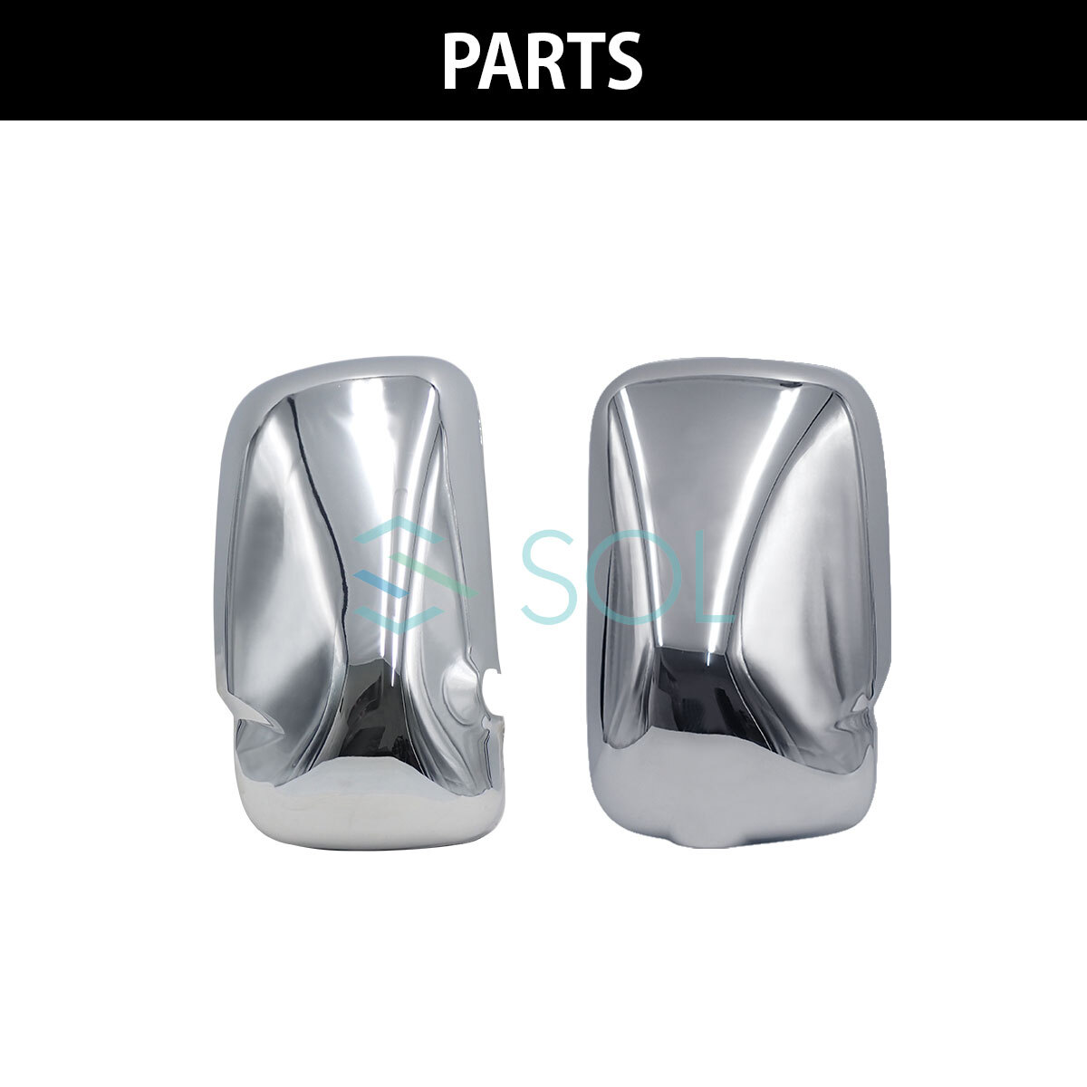 トヨタ ダイナ トヨエース 日野 11デュトロ エアループ ミラーカバー パーツ 3点 セット R3.3まで クロームメッキ 出荷締切18時_画像2