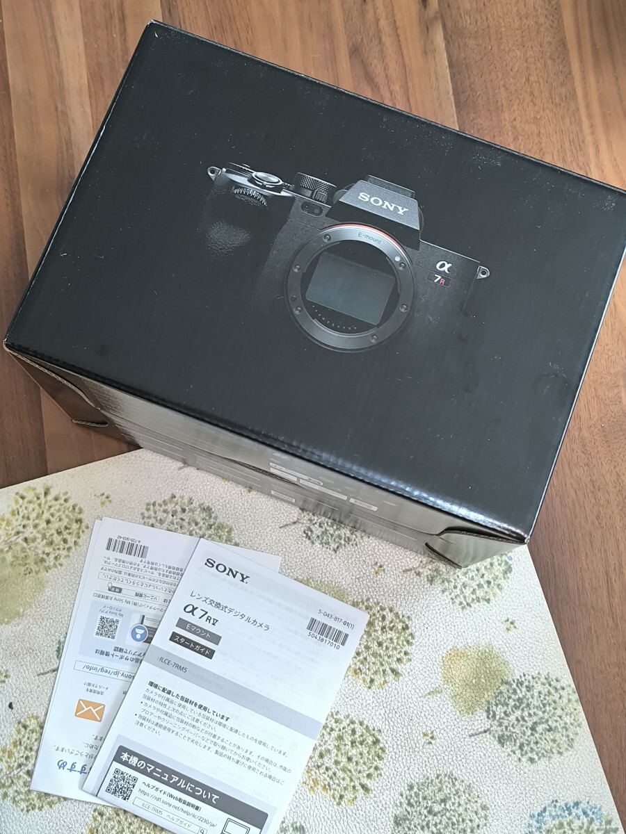  оригинальная коробка manual только Sony SONY α7RV ILCE-7RM5, камера нет 