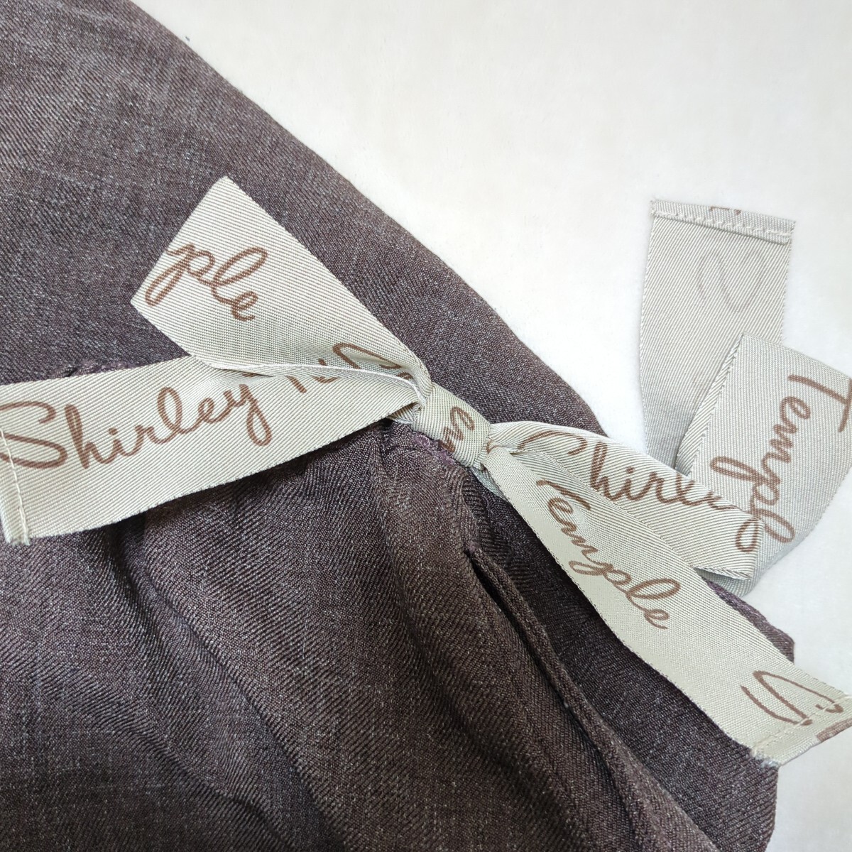 ShirleyTemple＊シャーリーテンプル＊茶色＊リボン＊スカート＊used品_画像2