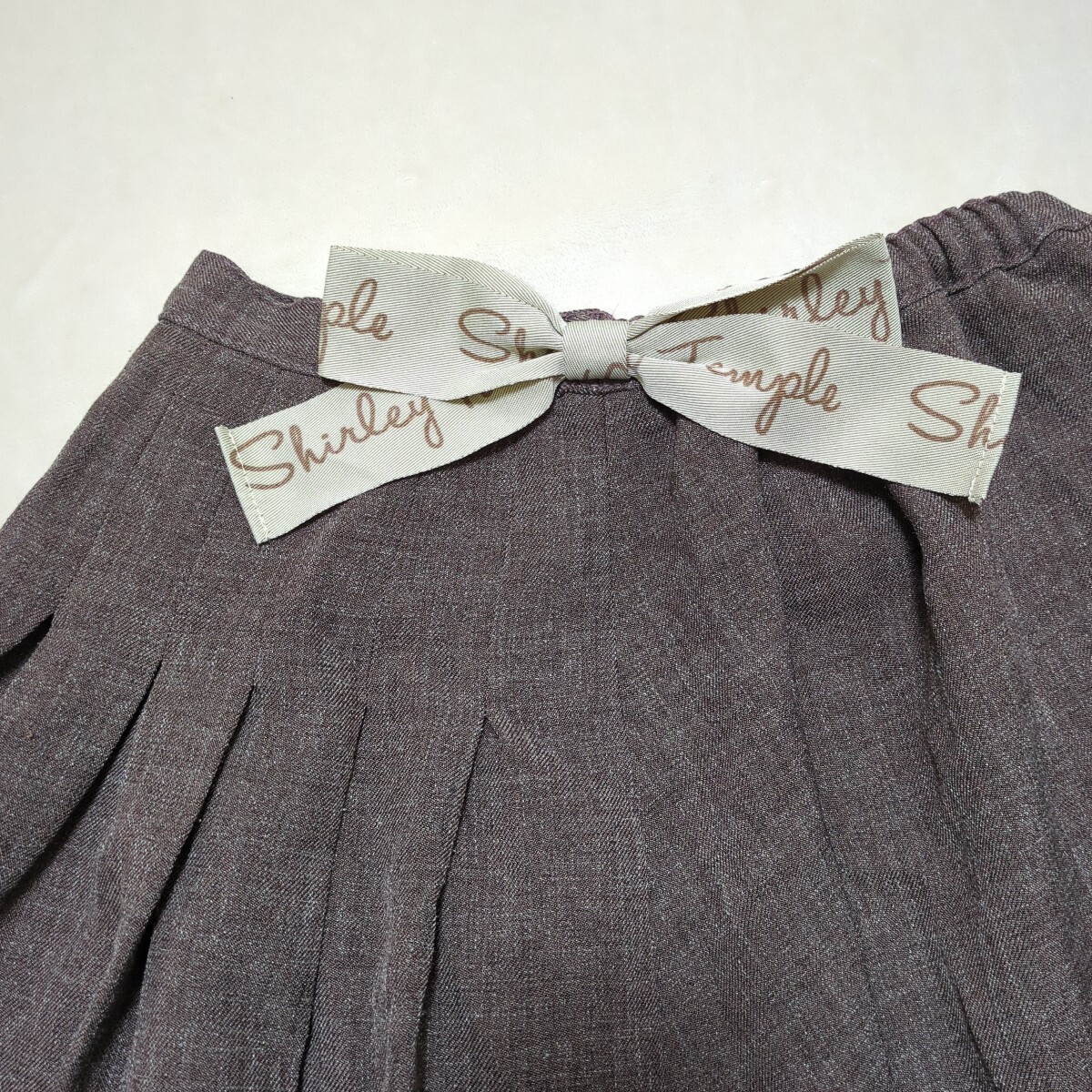 ShirleyTemple＊シャーリーテンプル＊茶色＊リボン＊スカート＊used品_画像4